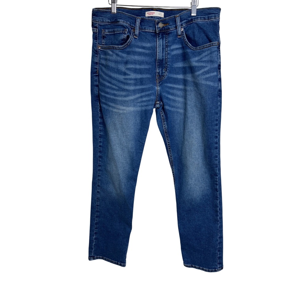 Levi‎ Strauss Signature Slim Jeans Mens 34x30 (Tag) 34x28 (Actual) Whiskered A20